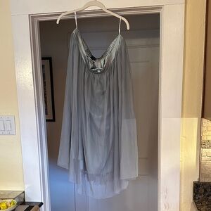 City Chic light blue chiffon skirt